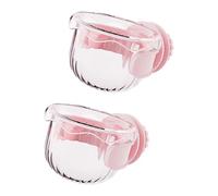Snorvixre Distributeur de nourriture durable pour perroquets : fixation facile par serrage et bords anti-fuite pour une expérience d'alimentation sans saleté facile des mangeoires pour perroquets