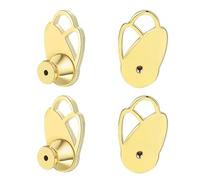 Snorvixre Dos de support pour bijoux, design en forme d'aile, empêche les boucles d'oreilles de tomber, facile à utiliser pour les utilisateurs avec des ongles longs, supports de boucles d'oreilles au