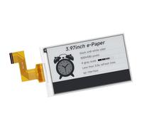Snorvixre Écran compatible HAT+ 3, 97 pouces E Paper pour un affichage large et durable comme accessoire pour les cartes de développement E Paper