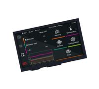 Snorvixre Écran tactile interactif de 7 pouces avec écran capacitif à 5 points et une résolution de 1024 x 600 de rechange pour panneau de commande tactile capacitif de la carte mère