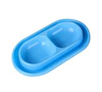 Snorvixre Ensemble de gamelles modernes en plastique résistant aux fourmis pour chats, double bol pour nourrir et nourrir l'eau des animaux domestiques et des animaux de compagnie, distributeur de