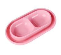 Snorvixre Ensemble de gamelles modernes en plastique résistant aux fourmis pour chats, double bol pour nourrir et nourrir l'eau des animaux domestiques et des animaux de compagnie, distributeur de