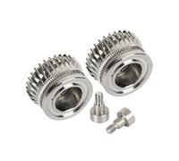 Snorvixre Ensemble d'engrenages d'extrudeuse d'imprimante amélioré - Denture hélicoïdale en acier trempé et accessoires d'arbre intégrés. Remplacement de l'extrudeuse