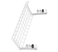 Snorvixre Étagère de rangement sous table, bureau à domicile, organisation des câbles, pas de perforation, rangement de cuisine, plateau de gestion des câbles en métal, bureau d'ordinateur