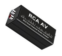 Snorvixre Filtre de bruit acoustique haute performance - Isolateur de boucle de terre avec boîtier en métal pour appareils de studio professionnels - Utilisez un séparateur sonore professionnel