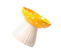 Snorvixre Gamelle pour chat - Distributeur de nourriture pour animal de compagnie - Support d'alimentation lent - Accessoire de gamelle de dessin animé - Gamelle surélevée - Distributeur de nourriture