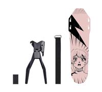 Snorvixre Garde-boue de vélo aspect fibre de carbone, résistant aux intempéries, vélos tendance pour différents modèles, vélos de banlieue