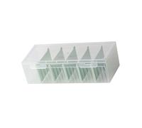 Snorvixre Grande boîte de rangement en plastique transparent avec couvercle et séparateurs réglables pour organiser vos cartes, cartes de visite, grands supports, vert, Mass Beauty