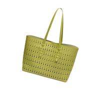 Snorvixre Grande capacité, poche sous le bras creuse pour femme, légère, en polyuréthane, pratique, pour les trajets quotidiens, le travail, les loisirs, vert