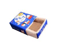Snorvixre Hideaway Lit pliable pour chien, maison douce, couchage pour animaux de compagnie pour l'intérieur, Hideaway House, camping, copropriété, solution de sommeil