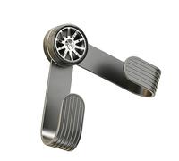 Snorvixre Installation facile, organiseur de couvercle de casserole réglable, ventouse, support mural sans perçage, design en forme de roue pour cuisine organisée, support de couvercle de casserole