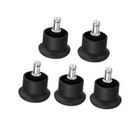 Snorvixre Installation rapide, roulettes de chaise de bureau, butées, accessoires de meubles, pieds de rechange, pour roulettes fixes, patins de chaise de bureau