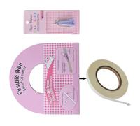 Snorvixre Kit de fixation de biais et de fixation à repasser de 1,64 m de long pour projets de couture, couture professionnelle