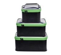 Snorvixre Kit de seaux multifonctions avec mallette à outils amovible, plateau magnétique pour appâts et compartiments de rangement organisés pour l'équipement