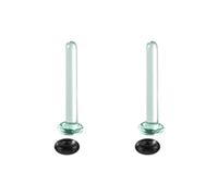Snorvixre Kit d'extension d'oreille en verre - Plug unique - Appareil de mesure pour oreilles avec anneaux en O - Bijoux pour femmes et hommes tendance - Kit d'extension d'oreille en verre, 5mm, comme
