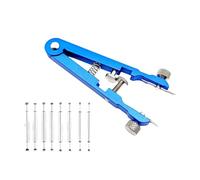Snorvixre Kit d'outils de réparation de montre indispensable avec 8 ressorts en acier inoxydable pour un usage professionnel et privé, bleu