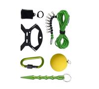 Snorvixre Kit d'outils de sécurité pour poissons de pêche avec pont rotatif renforcé pour piquer la terre et organiser la ligne pour la pêche des poissons