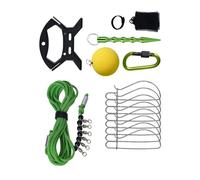 Snorvixre Kit d'outils de sécurité pour poissons de pêche avec pont rotatif renforcé pour piquer la terre et organiser la ligne pour la pêche des poissons