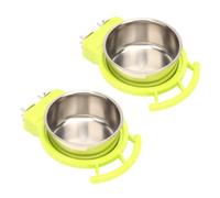 Snorvixre Kratzimmuner Gamelle pour perroquets avec fond renforcé pour plus de stabilité. Offre de la place à la plupart des enclos à oiseaux. Excellent pour les mordillements et les perruches