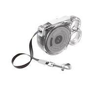 Snorvixre Laisse pour chien rétractable automatique, laisse robuste avec serrure de sécurité pour les petites races, les promenades en plein air, indispensables et rétractables automatiquement