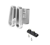 Snorvixre Libération rapide du support de porte-vélo en alliage d'aluminium, pièces universelles pour VTT, installation facile, stabilisateurs stables pour le porte-roue avant des vélos de route