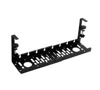 Snorvixre Longueur réglable sous le bureau, plateau organiseur de câbles extensible de 15, 75 à 20, 47 pouces pour bureau bureau gestion des câbles, pas de perçage