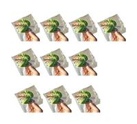 Snorvixre Lot de 10 carrés de soleil polyvalents - Style dos - Nettoyage facile pour différents habitats d'animaux de compagnie - Décoration - Plateformes décoratives pour le soleil