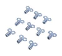 Snorvixre Lot de 10 clés de purge pour radiateurs robustes en métal pour une ventilation facile et une réduction du bruit dans le domaine privé et commercial e purge commerciale
