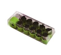 Snorvixre Lot de 12 moules à biscuits, appareil de cuisson de cuisine, différentes formes, emporte-pièces à biscuits, petit kit d'outils de fabrication