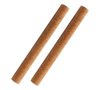 Snorvixre Lot de 2 branches d'escalade en liège - 30 cm de long - Pour reptiles, terrariums et meubles - Accessoires pour habitat - Simulation - Décoration - Bâton d'escalade en bois tendre pour