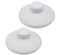 Snorvixre Lot de 2 interrupteurs à pédale de sol, lampes rondes de contrôle de la lumière, interrupteur à pied, commande de lampe, pression de pédale