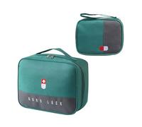 Snorvixre Lot de 2 sacs de rangement d'extérieur pour médicaments ménagers, pilules, option de couleur à la mode, clinique de crisis, organisateur pratique, clinique de crise