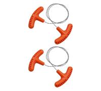 Snorvixre Lot de 2 scies à main en fil d'acier lourd pour extérieur, camping, équipement de survie avec design noir et orange, coupe-fil pour la préparation du bois de chauffage