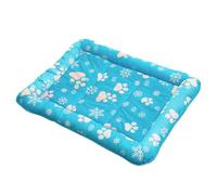 Snorvixre Lot de 3 coussins rafraîchissants respirants avec motif de dessin animé, lit souple pliable pour tous les tapis de couchage pour animaux de compagnie, tapis rafraîchissant respirant pour