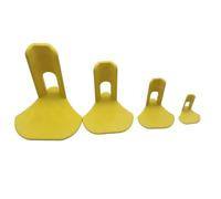 Snorvixre Lot de 4 attelles de poulet en plastique pour poussins blessés, faciles à transporter, pour différentes tailles de volaille, fixation par les agriculteurs pour soutenir les oiseaux