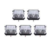 Snorvixre Lot de 5 interrupteurs silencieux à faible vacillement, double contacts or rose pour claviers mécaniques G815 G915 G813 Silents Tactiles Low Shaft
