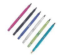 Snorvixre Lot de 6 outils d'horloger multi-usages avec double pointe et poignées légères de couleur différenciée, kit de perforatrice de réparation de bijoux pour montres