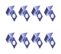 Snorvixre Lot de 8 clips de couvercle d'aquarium en acier inoxydable, résistants à la corrosion, épaisseur en option, pinces de couvercle, supports pour couvercle d'aquarium en acier inoxydable