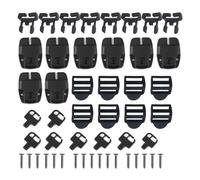 Snorvixre Lot de 8 pinces de protection de spa haute performance avec sécurité - Système de verrouillage réglable résistant aux tempêtes - Pour couverture de spa - Pièce de rechange