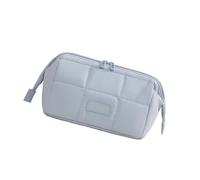 Snorvixre Mallette cosmétique anti-fuite en polyester résistant à l'usure sacs de maquillage intérieurs pour voyages d'affaires cosmétiques anti-fuite valise de voyage, bleu