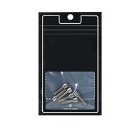 Snorvixre Mélange de vis en acier pour guidon de vélo Usinage de précision PVD Revêtement de couleur Fibres lisses Réglage sûr Durable Main de vélo usinée à la machine