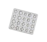 Snorvixre Moule en silicone de qualité alimentaire pour la fabrication de bijoux et la création personnalisée en forme de fleur à cinq feuilles