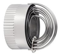 Snorvixre Moules à biscuits en acier inoxydable avec moule polyvalent pour gâteaux, sandwichs, passe au lave-vaisselle, ensemble indispensable pour la cuisson des vacances