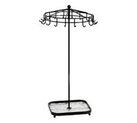 Snorvixre Organisateurs de bijoux multi-usages avec fonction rotative Structure acrylique renforcée en métal Convient pour la décoration de la maison vente au détail. Utilisez des organisateurs de