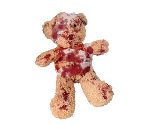 Snorvixre Ours blessé horreur en peluche avec pendentif gothique effrayant décorations hantées accessoires de costume d'ours, taille unique, comme décrit