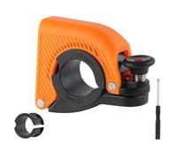 Snorvixre Page de vélo simple - Extrêmement fin - Mélange polyamide et aluminium - Avertissement sonore dense - Imperméable pour vélos de route et navetteurs