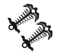 Snorvixre Piquets de tente de camping multi-usages en alliage d'aluminium avec résistance au vent dynamique pour le sable, l'herbe et les surfaces rocheuses, chevilles de camping, sardines