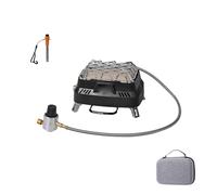 Snorvixre Poêle d'extérieur Camping Tente d'hiver Cassettes portables Four de camping Chauffage de tente Facile à transporter Tête de four de camping d'hiver