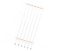 Snorvixre Porte-cheveux style princesse, peut contenir plus de 60 nœuds et clips, étagère murale en bois pour la décoration de chambre d'enfant, présentoir de rangement pour nœuds à cheveux en bois