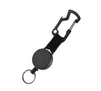 Snorvixre Porte-clés rétractable pour carte d'identité, anti-vol, porte-clés, facile à utiliser, pour l'extérieur, rétractable